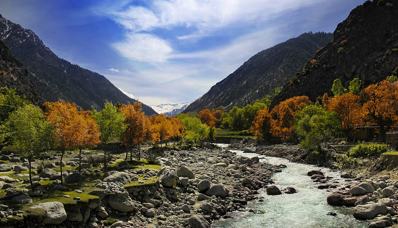 The Kalash valley of Bumburet near Chitral